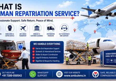 Human repatriation service showing international transportation of human remains through air cargo, documentation, and airport coordination.