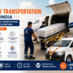 Domestic dead body transportation across India using air cargo aircraft, mortuary ambulance, coffin transfer, and professional logistics support.