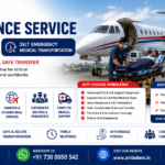 Air Ambulance Service in Patna with ICU-equipped medical aircraft, ventilator support, experienced doctors, and 24/7 emergency patient transfer services by AmbuLens.
