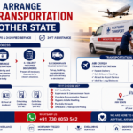 Step-by-step guide for arranging dead body transportation from another state in India with air cargo services, road transportation, documentation support, and freezer box facilities by AmbuLens.