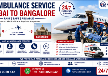 Air Ambulance Service Mumbai to Bangalore with ICU-equipped aircraft, ventilator support, experienced doctors, and emergency patient transfer services by AmbuLens.