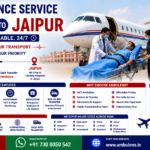 Air Ambulance Service Mumbai to Jaipur featuring an ICU-equipped aircraft, emergency patient transfer, ventilator support, and expert medical team by AmbuLens.