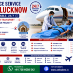 Air Ambulance Service Mumbai to Lucknow with ICU-equipped aircraft, ventilator support, emergency patient transfer, and expert medical team by AmbuLens.