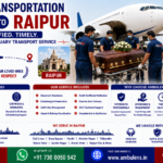 Dead Body Transportation Mumbai to Raipur with air cargo service, mortuary ambulance, freezer box, coffin box, embalming support, and professional funeral transport by AmbuLens.