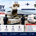 Dead body transportation from Mumbai to Ranchi by air and road