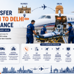 Patient transfer from Mumbai to Delhi by air ambulance with ICU medical support