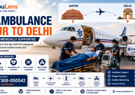 Air ambulance from Jaipur to Delhi for critical patient transfer