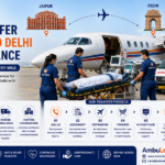Patient transfer from Jaipur to Delhi by air ambulance with ICU medical support