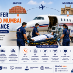 Patient transfer from Jaipur to Mumbai by air ambulance with ICU medical support