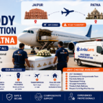 Dead body transportation service from Jaipur to Lucknow by road and air cargo