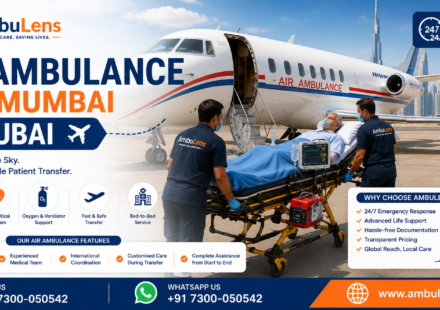 Air ambulance from Mumbai to Dubai for critical patient transfer