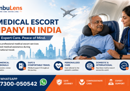 Top medical escort company in India providing safe patient transportation