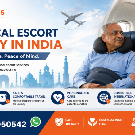 Top medical escort company in India providing safe patient transportation