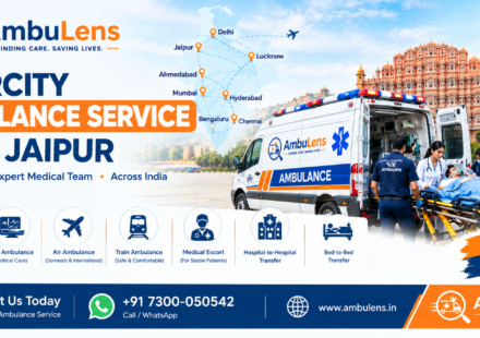 Intercity ambulance service from Jaipur for long-distance patient transfer