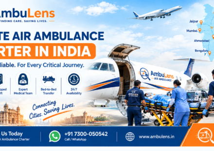 Private air ambulance charter in India for critical patient transfer