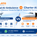 Commercial air ambulance vs charter air ambulance for medical patient transfer