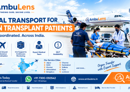 Medical transport for organ transplant patients in India