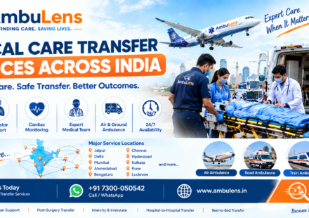 Critical care transfer services across India with medical ambulance support