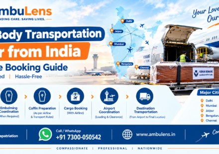 Dead body transportation by air from India with airline cargo support