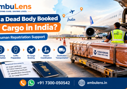 Dead body booked as air cargo in India with airline transportation support