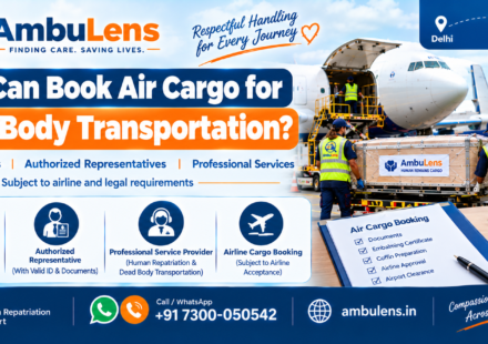 Air cargo booking for dead body transportation in India