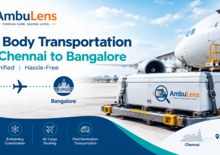 Dead body transportation from Chennai to Bangalore by air cargo