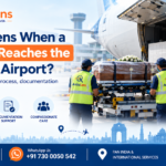 Dead body destination airport process after air cargo arrival