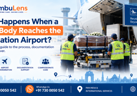Dead body destination airport process after air cargo arrival