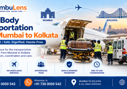Dead body transportation from Mumbai to Kolkata by air cargo and road