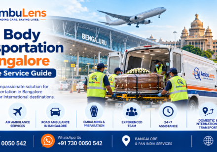 Dead body transportation service in Bangalore by road and air