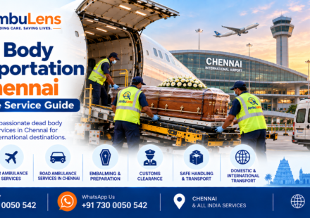 Dead body transportation service in Chennai by road and air