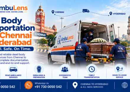 Dead body transportation from Chennai to Hyderabad by air cargo
