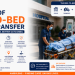 Bed-to-bed patient transfer with medical transportation support