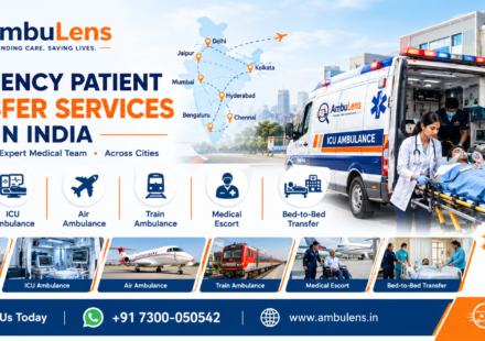 Emergency patient transfer services in India with medical ambulance support