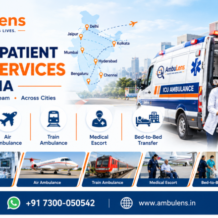 Emergency patient transfer services in India with medical ambulance support