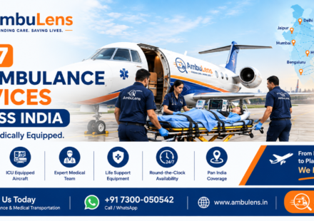 24x7 air ambulance services across India with medical team