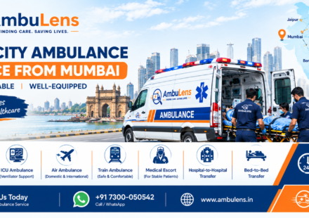Intercity ambulance service from Mumbai for long-distance patient transfer