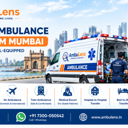 Intercity ambulance service from Mumbai for long-distance patient transfer