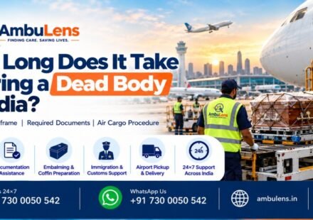 International dead body transportation to India by air with repatriation arrangements