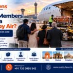 Family travel and human remains transportation by air