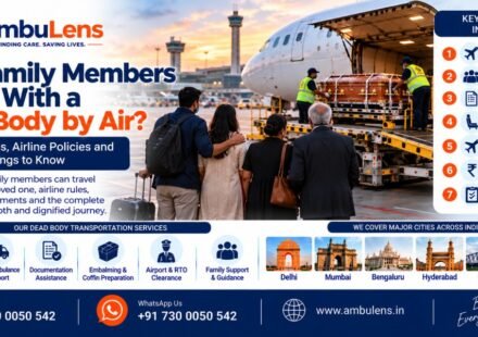 Family travel and human remains transportation by air