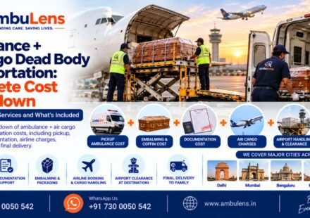 Ambulance and air cargo dead body transportation in India