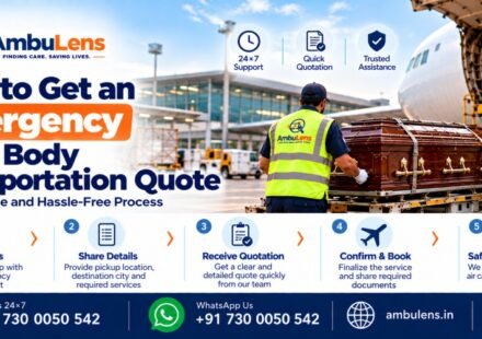 Emergency dead body transportation arrangements with ambulance, airport transfer, document checks, and cost estimation in India
