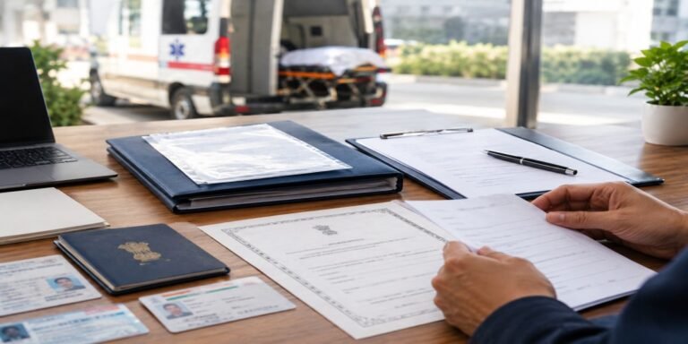 Documents required for dead body transportation outside the home state