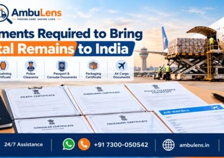 Documents required for international mortal remains transportation to India