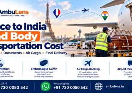 International dead body transportation from France to India by air cargo