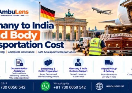 Germany to India dead body transportation by air cargo