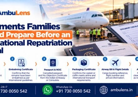 Documents required for international repatriation of human remains arriving in India
