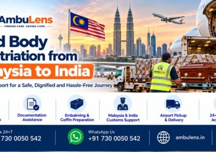 International dead body transportation from Malaysia to India by air