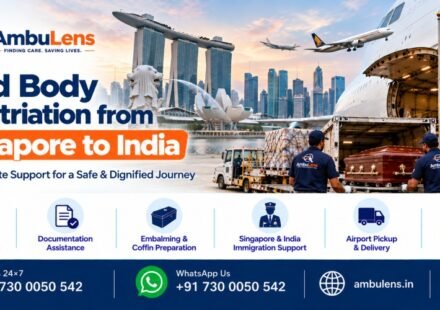 International dead body repatriation from Singapore to India by air cargo
